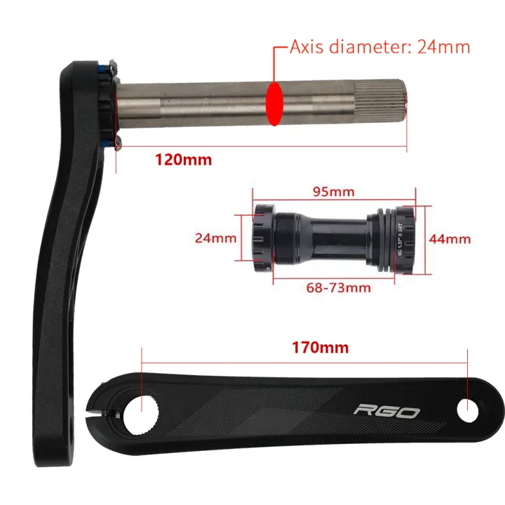 RGO%201%20x%2010%2011%2012%20Speed%20Crankset%20Eagle%20Tooth%20for%20MTB%20XC%20/%20TR%20/%20AM%20170%20mm,32T/34T/36T,BB68/73%20Chainset%20-%20Image%202