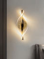 LED Modern 1PC Gold/Black Acrylic wall lamp,Lustre Hallway, Bedroom,Living  room,Bedside lamps room decor,Wall decoration items. 