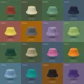 Bucket hat patchwork cap women sun hat Korean style UV protection sun hat. 
