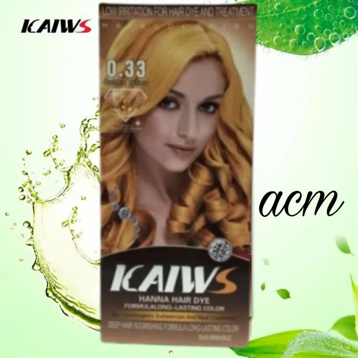 Kaiws Hanna Hair Dye 0.33 (60ml×2)