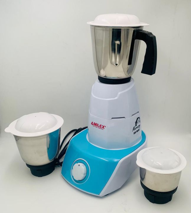 Mixture Grinder mercury 550Watts 3 Jars Amilex Brand