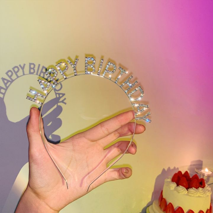 1PC%E3%80%80Crystal%20"Happy%20Birthday"%20Headband,%20Glittering%20Birthday%20Hair%20Accessory,%20Ideal%20for%20Adding%20Glam%20to%20Birthday%20Parties%20-%20Image%205