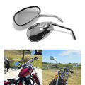 EAFC 1 Pair Motorcycle Electric Bike Mirror 10mm Aluminum Clear Glass for Honda Shadow Ace Spirit Magna VT750 Mirror. 