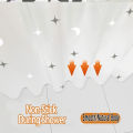 1pc Cute Star and Moon  Kids Shower Curtain Funny Cartoon Waterproof PEVA Bathroom Decor. 