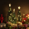 Luminous Mini Christmas Trees LED Lights Home Decoration Electronic Candles Childrens  New Year Christmas Party Ornament. 
