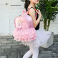 Children Ballet Bag for Girl Ballerina Dance Bag for Kids Pink Dancing Backpack Girls Ballet Dance Bags Baby School Backpack.