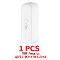Tuya WiFi Zigbee 3.0 Temperature and Humidity Smart Home Thermometer Hygrometer APP Remote Alarm Work with Alexa  Home. 