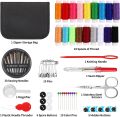 Sewing Kit Compact and Portable for Beginners and Professionals Includes Needles Thread Scissors and Other Essential Access. 