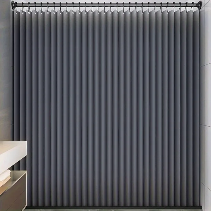 Foldable%20Magnetic%20Shower%20Curtain%20Waterproof%20Privacy%20Divider%20Shower%20Screen%20for%20Home%20Apartment%20Dorm%20Modern%20Decor%20-%20Image%203