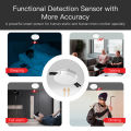 MOES Tuya Smart ZigBee Human Presence Detector Radar Detection Sensor Photometric 2 in 1 Function Smart Life Ceiling PIR Hub. 
