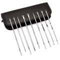 9Pcs Stainless Acne Blackhead Removal Needles Acne Remover Squeeze Deep Cleansing Facial Blackhead Eliminators Skin Beauty Tools. 