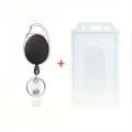 Employee work ID card name badge card holder; Corporate employee name badge card holder; Nurse ID card card holder; Card holder. 