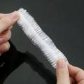 5-100Pcs Disposable Shower Cap, Elastic Thickened Plastic 42cm Waterproof Design, For Home Salon Spa Shower Bath Use. 