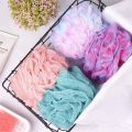 Shower Loofahs Bath Sponges  Bath Scrunchies Mesh Pouf Exfoliating Loofa for Body Washing Showering. 