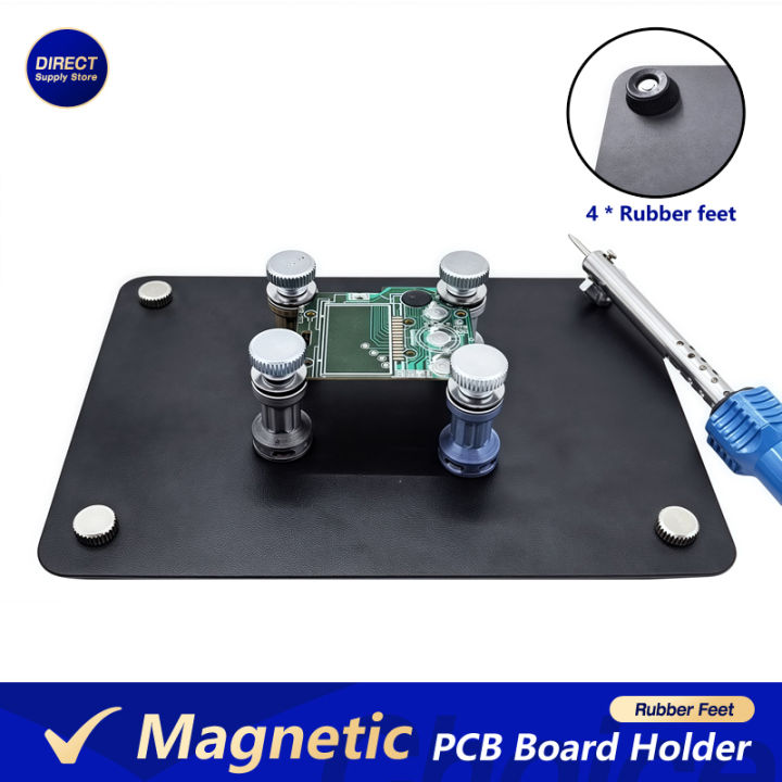 Pcb Fixture Base Universal PCB Holder Fixture – Soldering Platform with Magnetic Pins ...