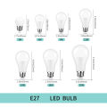 6Pcs/Lot  E27 E14 B22 LED 220V  3W 6W 9W 12W 15W 18W 20W Led Bulb Cold White Led Lights For Living Room Use. 