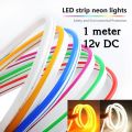 1M 12V Flexible LED Strip Waterproof Sign Neon Lights Silicone Tube. 