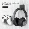 Universal Headphone Stand Adhensive Plastic Wall Mount Hanger Under Desk Headset Rack Holder Support for Gaming Earphone Bracket.