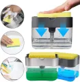 2 in 1 Soap Pump Plastic Dispenser for Dishwasher Liquid Holder. 