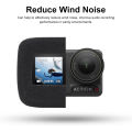 For DJI Osmo Action 5 Pro 4 3 Wind Noise Reduction Sponge Foam Windslayer Cover Housing Windproof Windshield Recording Case.