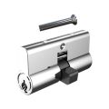 Door Lock Barrel - Cylinder Barrel With Key White Iron - Cylinder Lock - Door - Cylinder - Lock - Combination. 