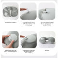 U-Shaped Inflatable Travel Pillow Portable Air Neck Support Cushion Comfortable Sleeping Press to Inflate Pillow Neck Pillow.