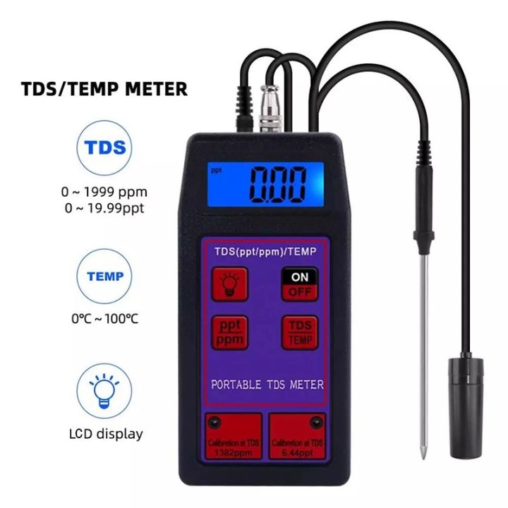TDS-8426 TDS TEMP Tester Meter 2 in 1 Water Quality Tester Digital