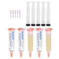 Nc-559-asm Flux Bga Balls,Liquid Solder for Soldering Syringe Solder Paste 10ml Flux for Soldering No Cleaning Welding Tools. 
