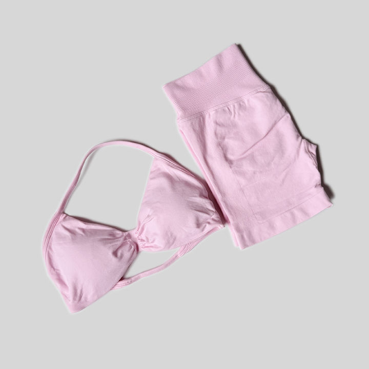 Impact%20Gym%20Set%20Women%202%20Piece%20Sets%20Halter%20Neck%20Tank%20Tops%20High%20Waist%20Scrunch%20Seamless%20Shorts%20Sport%20Suit%20Sportswear%20Workout%20Set%20-%20Image%203