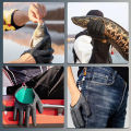 Fishing Gloves -Professional Anti-Slip Catch Fish Gloves,Puncture Proof Ice Fishing Glove for Handling,Catching,Cleaning,Hunting. 