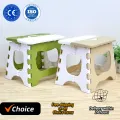 2024 New Plastic Folding Stool Portable Outdoor Small Stool Household Matzah Children Study Small Stool Train Small Bench Gifts. 