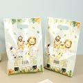 10/20/50pcs Jungle Animals Bag Candy Biscuit Packing Bags, Safari Animals Bag for Guest Birthday Supplies.