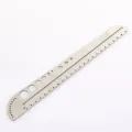 1 PC Multi Functional Stainless Steel Tool Scale Ruler Office Compass Protractor Hexagonal EDC Outdoor Tool. 