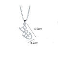 Artist Singer Michael BAD Necklace Rock Roll Everlasting Jackson Classic MJ Pendant Hot Charm Punk Cosplay Accessories Fans . 