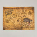 Pirate Adventure Treasure Hunt Map Classic Retro Kraft Paper Maps Party Cosplay Props Halloween Pirate Theme Party Decor. 