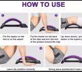 Back Massage Magic Stretcher Fitness Equipment Stretch Relax Mate Stretcher Lumbar Support Spine Pain Relief Chiropractic. 