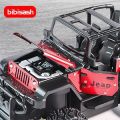 1:20 Scale Remote Control Car, Non-Slip Off-Road Toy Car with Friction Powered Wheels & Openable Doors, RC Jeep Toy for Kids & Children. 