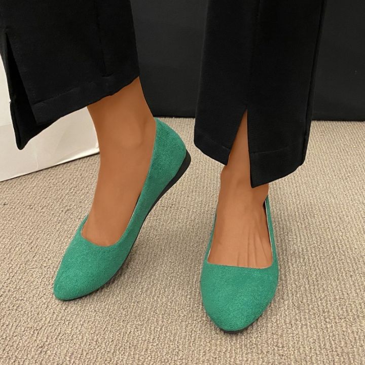 Fashion%20new%20coat%20Solid%20color%20large%20light%20mouth%20women's%20suede%20comfortable%20flat%20shoes%20women's%20Zapatos%20De%20Mujer%20-%20Image%205