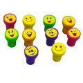 Set of 10 Cute Emoji Stamps | Cartoon stamp Face Stamper For Kids | School Arts and Crafts. 