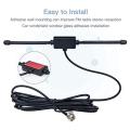 1set FM Radio Antenna FM F-Head Sheep Horn Antenna For Car FM TV Radio Station 75 Ohms F Female To TV3.5 Mono. 