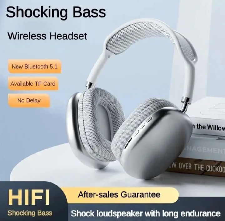 P9 PRO Max Wireless Headphones with Microphone Noise Canceling Tws Earbuds Gaming Headset Stereo HiFi Earphones P9PRO By Zonify.