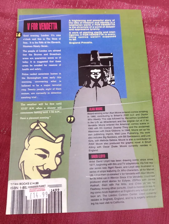 V%20for%20Vendetta%20(Comics)%20Color,%20%20A5%20size%20-%20Image%202