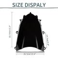 Front Motorcycle Windshield Windscreen for Yamaha YZF R6 2017-2025 R7 2021-2025.