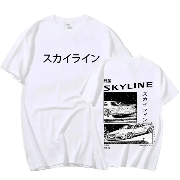Anime%20Drift%20AE86%20Initial%20D%20Double%20Sided%20T%20Shirt%20O-Neck%20Short%20Sleeves%20Summer%20Casual%20Unisex%20R34%20Skyline%20GTR%20JDM%20Manga%20T-Shirts%20-%20Image%205