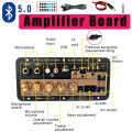 100W Amplifier Board with Optical Audio Bluetooth AMP USB FM Radio TF Player DIY Subwoofer Car Home Theater Amplifiers Karaoke.