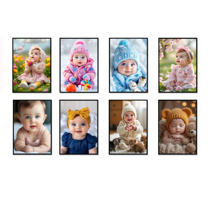 baby wall poster A3/A4 Size Framed wall posters for Home, Office ...