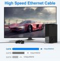 Civon 40M Cat6 Heavy Duty Outdoor Cable Weatherproof/UV Resistant 1000mbps Ethernet Cable Suitable for Direct Burial Installations cat6 Patch Cable LAN Cable Internet Network Cord-Black (40m). 