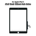 For iPad 5 2017 A1822 A1823 touch panel Digitizer Front Glass With home button Replacement parts.