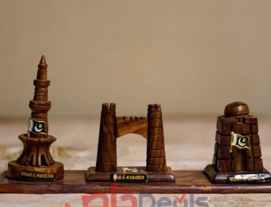 Minar e Pakistan Monuments Pakistan wooden handcrafted