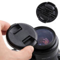 1PCS High-quality 40.5 49 52 55 58 62 67 72 77 82mm center pinch Snap-on cap cover for all camera Lens. 
